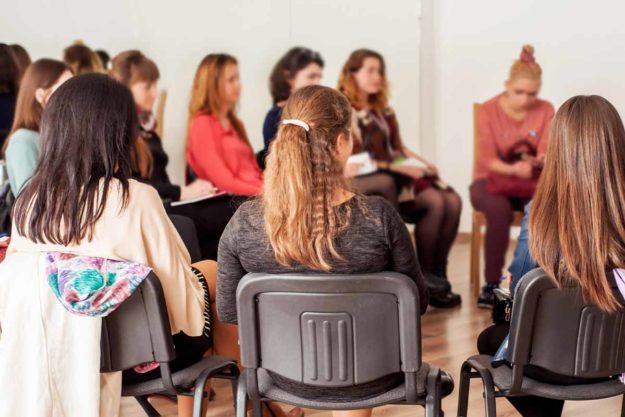 Women’s Rehab Program in Maryland Women participating in women's rehab