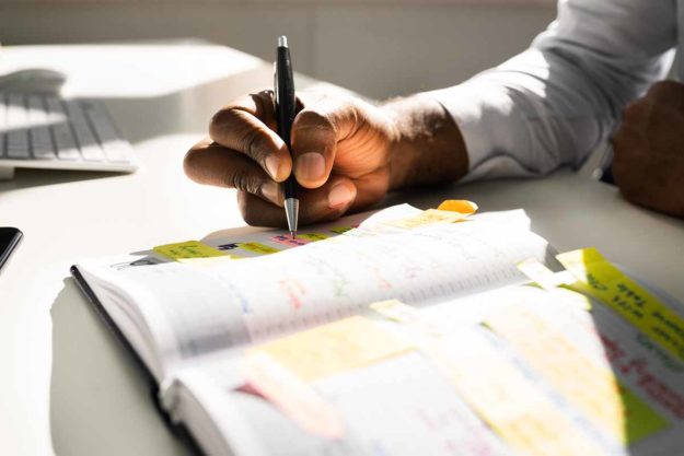 3 Things To Include in a Relapse Prevention Plan a relapse prevention plan is outlined in a notebook