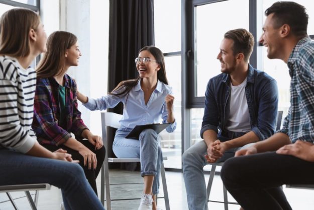 The Importance of Alcohol Treatment Centers in Maryland people in therapy talking about The Importance of Alcohol Treatment Centers in Maryland